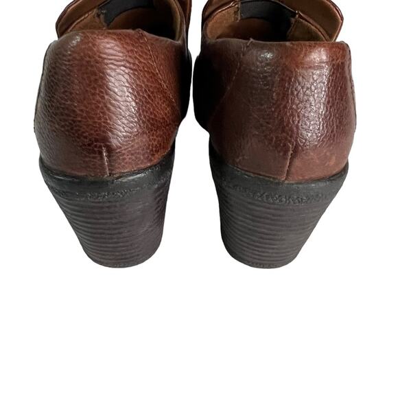 B.O.C. BORN CONCEPT Carla Slip-On Shoe Brown Leather Women's Size 7 - Picture 8 of 10
